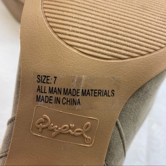 Qupid Faux Suede Ankle Booties. Women’s Size 7. - Picture 8 of 10